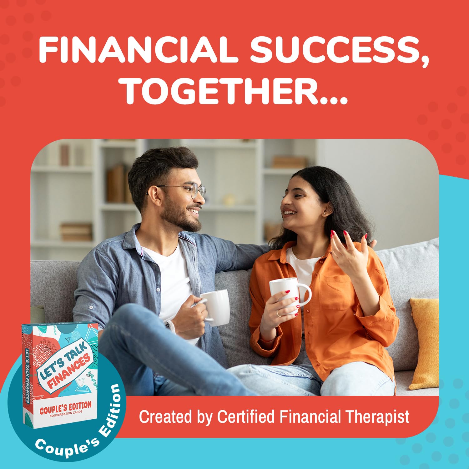 Let’s Talk Finances: Couple’s Edition - Conversation Card Game for Game Night Fun! Perfect for Engaged, Married, or Long-Term Partners to Laugh, Learn, and Connect Through Money Talks