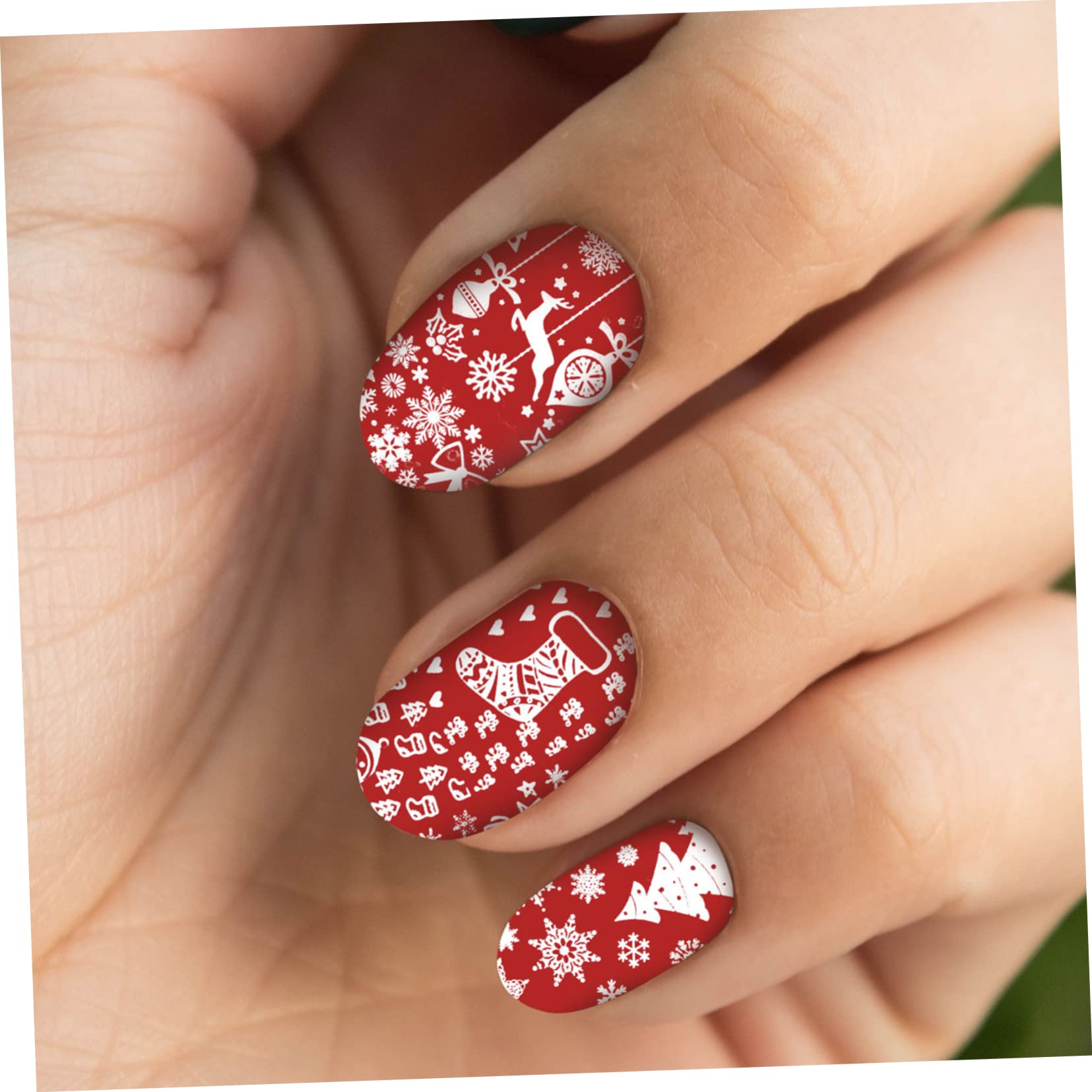 ABOOFAN 3 Set Di Piastre Per Nail Art Stamping Per Nail Art Natalizio Strumenti Per Manicure Per Decorazioni Confezione Assortita Da 10 Pezzi*3