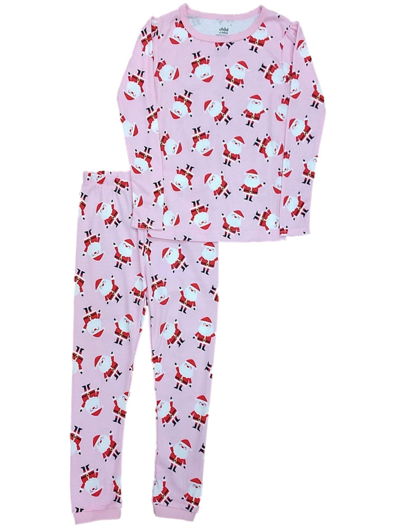 Carter's - Juego de pijama de algodón para niños pequeños y bebés, color rosa