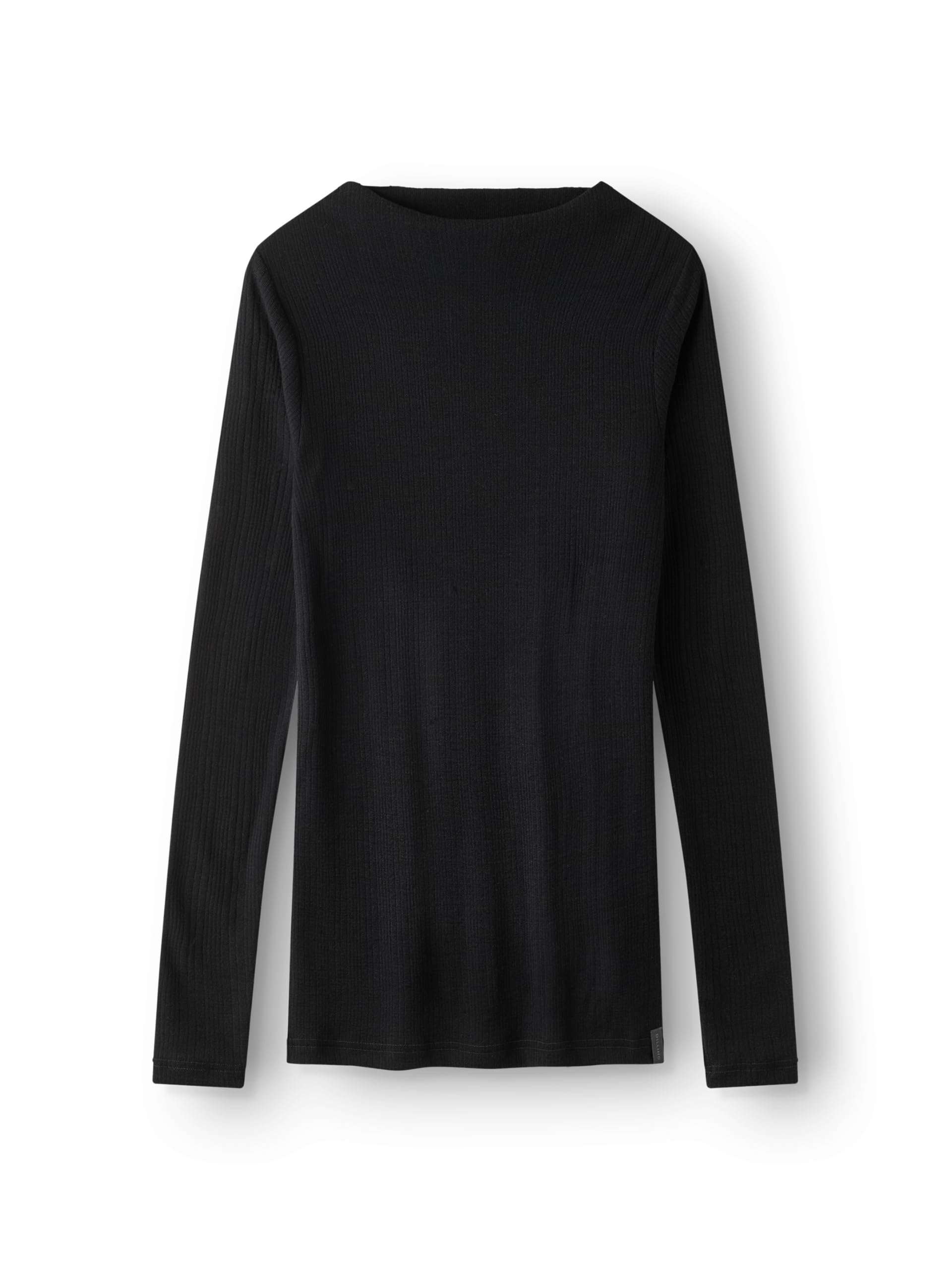 Dilling Top für Damen aus Merinowolle mit hohem Kragen
