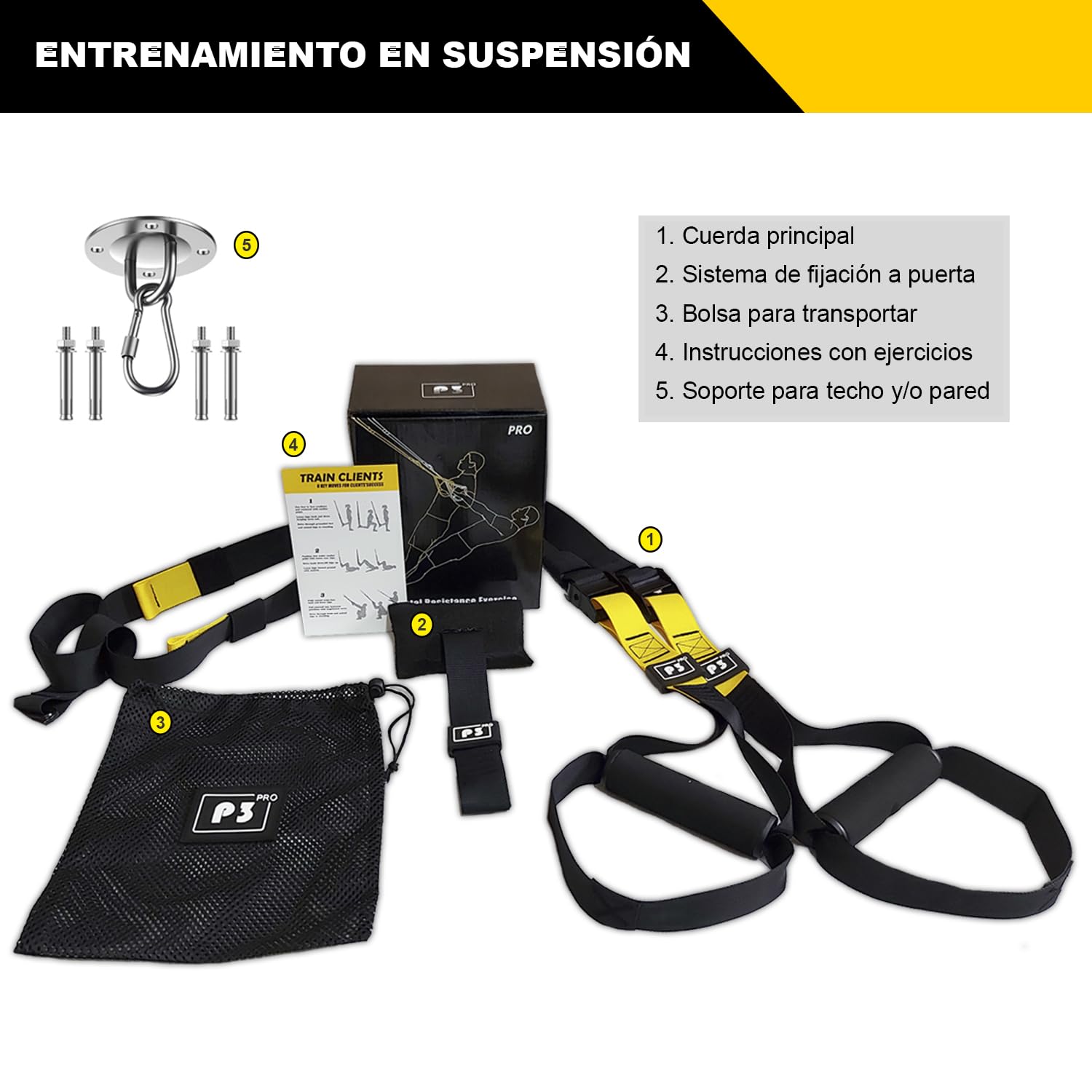 Sacco da Boxe non Imbottito Dotato di Guantoni da Boxe, Corda per Saltare, Bende da Boxe, Catena, Supporto e Sistema di Allenamento in Sospensione - Kit Completo per Palestra in Casa
