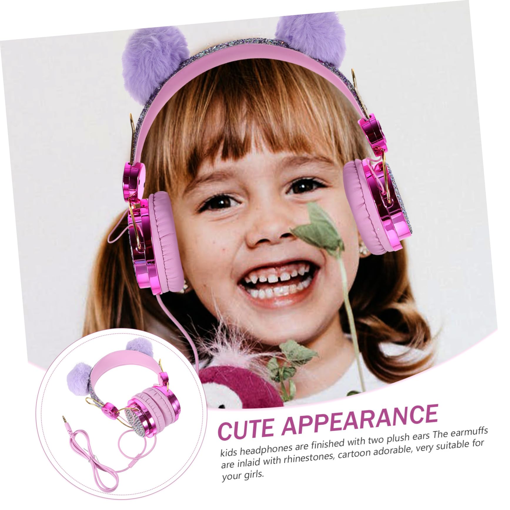 OSALADI 3 Auriculares con Cable para Niños con Control De Volumen para La Escuela.