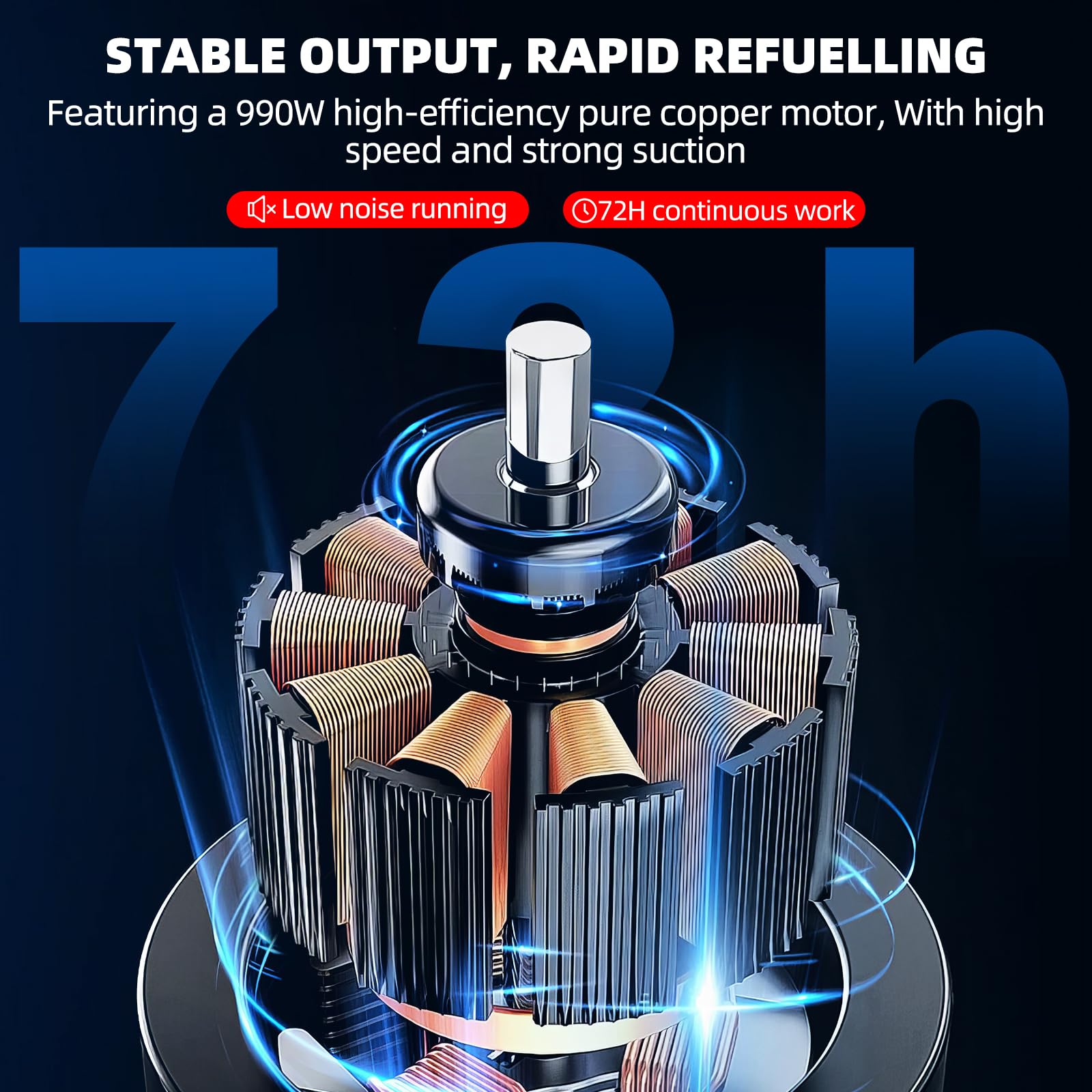 KAOLALI Bomba de Transferencia de Diesel 12V 990W, Bomba de Transferencia de Combustible con Boquilla de Auto Apagado y Mangueras, Kit de Bomba Extractora Eléctrica de Transferencia de Autocebante
