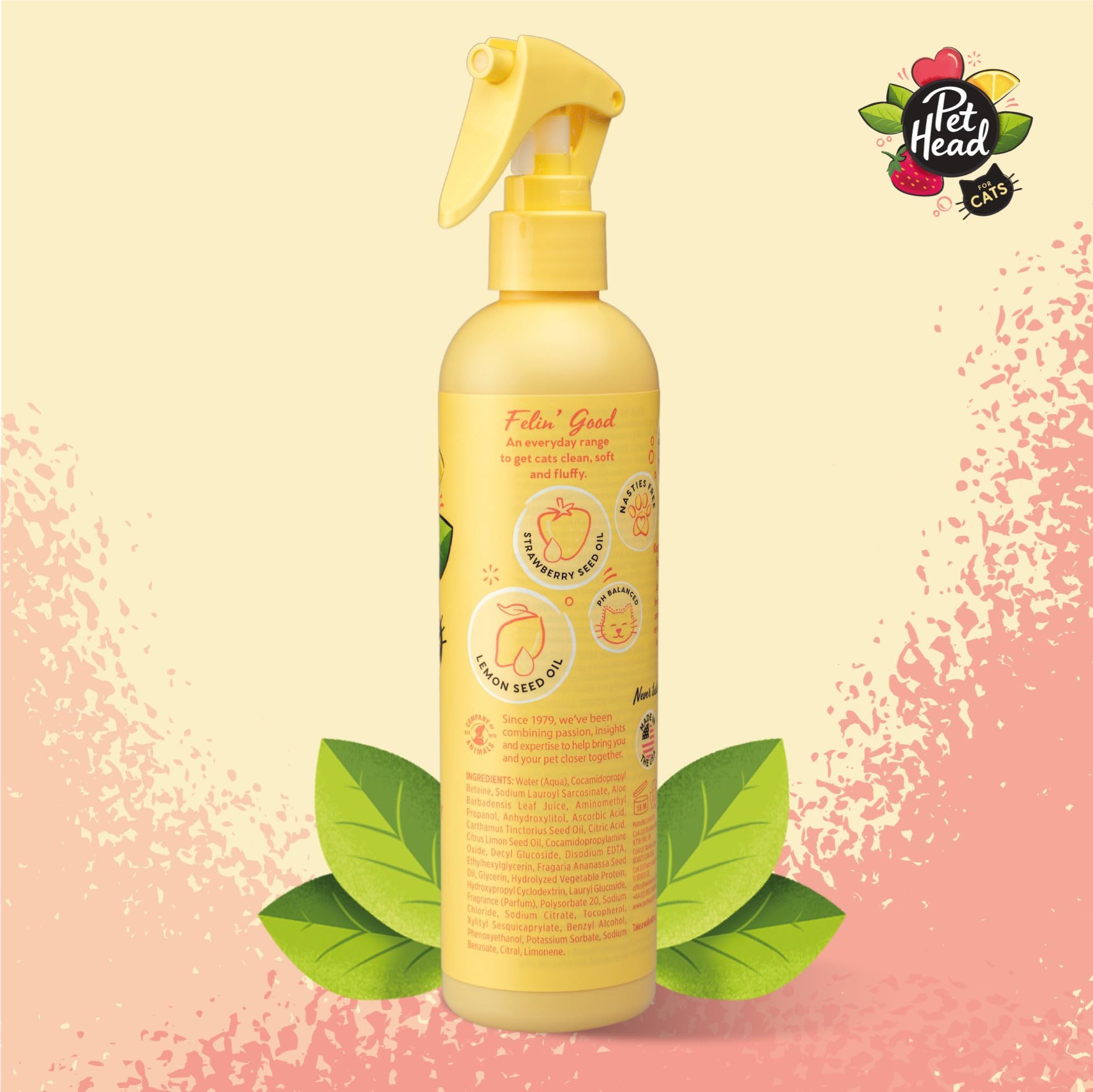 Pet Head Cat Grooming Spray, Felin' Good Spray for Cats