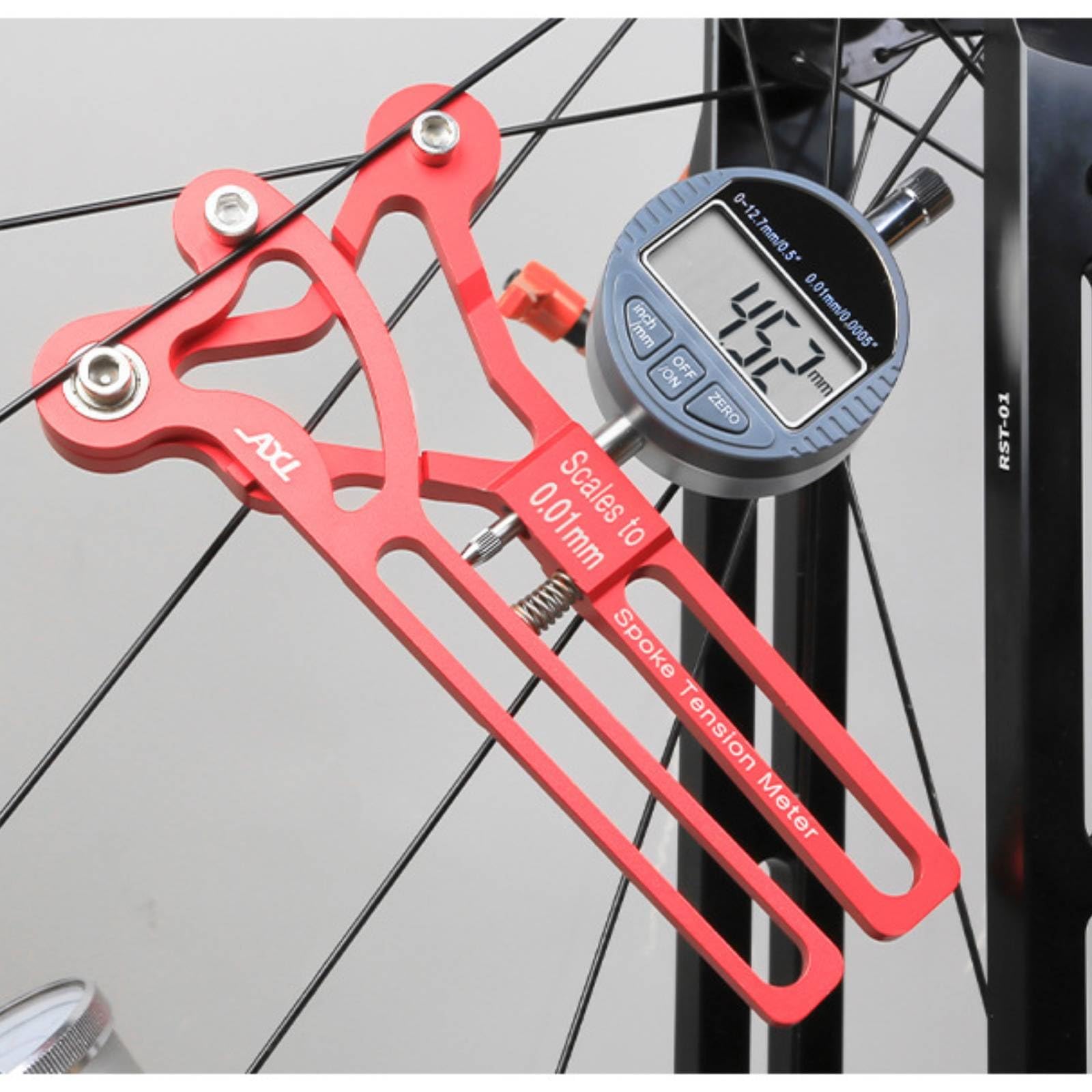 Speichenspannungsprüfer analoges Messuhr-Display Fahrradspeichenspannungsmessgerät zu bedienen Speichenmessgerät für Fahrradmechaniker