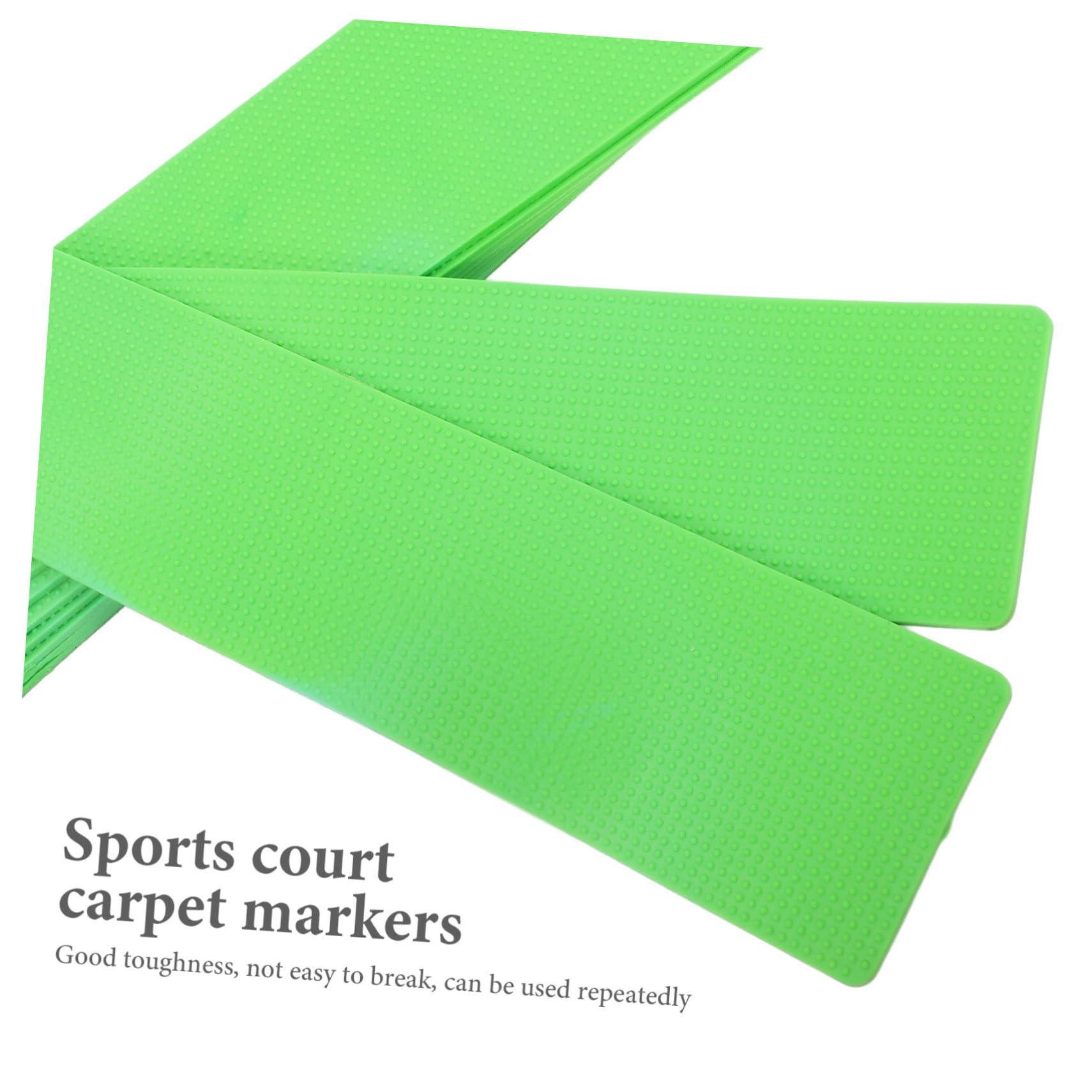 Alipis Flachmarkierung für Training 10 Stück PVC Grün für Sportplätze