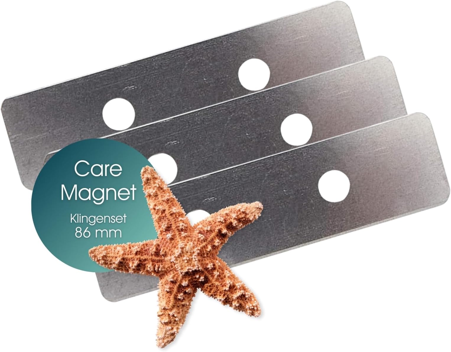 Stainless steel blades, 3 pcs.