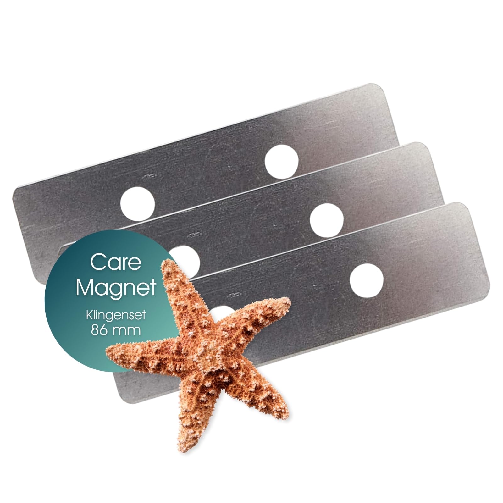 Stainless steel blades, 3 pcs.