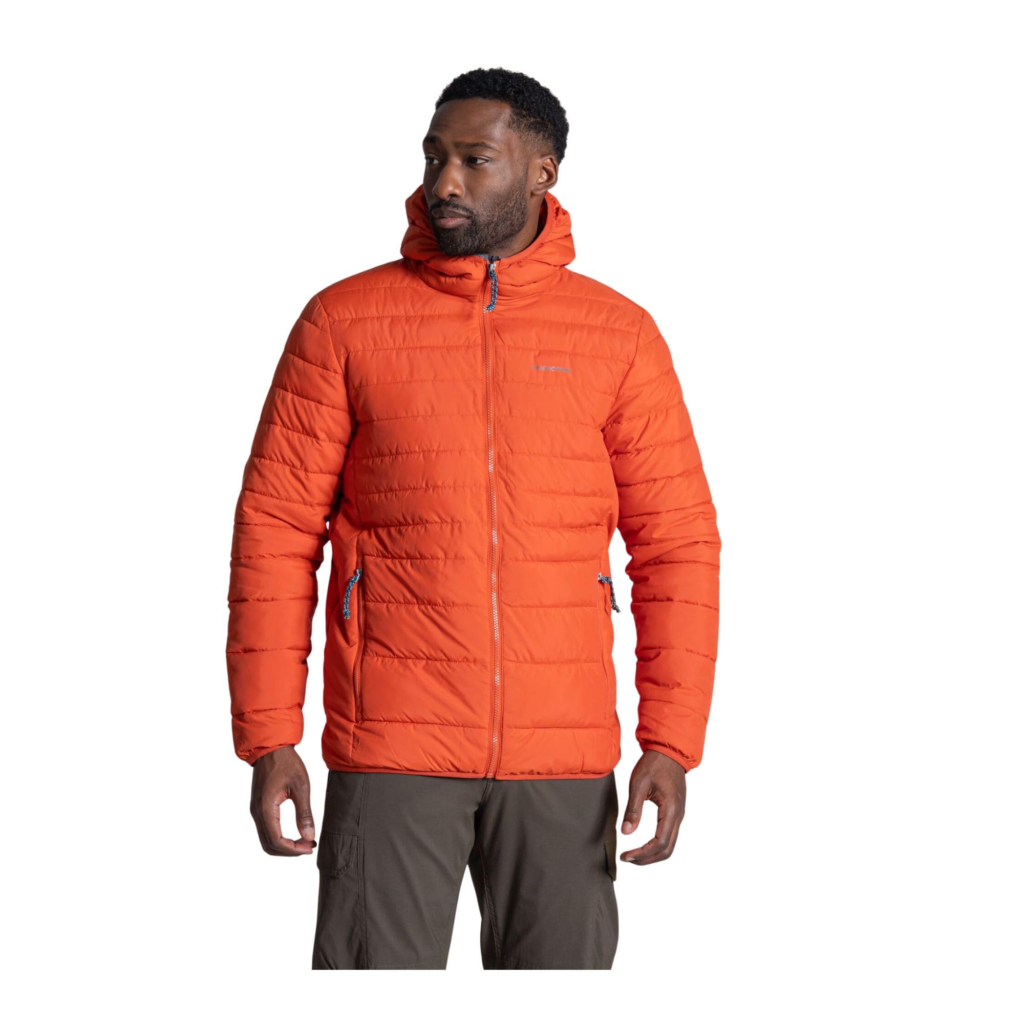 Craghoppers Complite IX - Chaqueta con capucha para hombre, plegable, abrigo térmico compresible