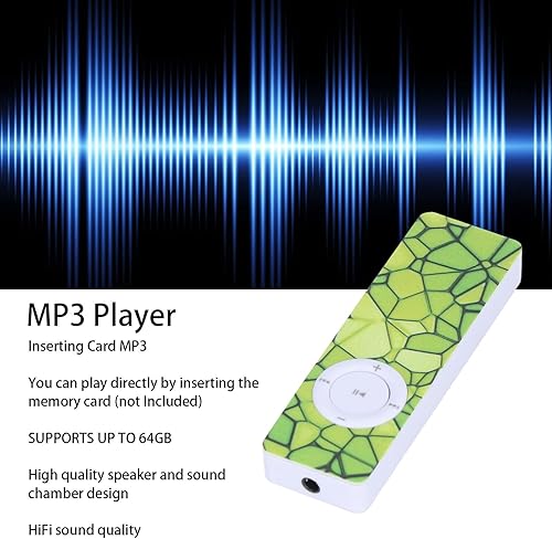 Miniatura 4 de ASHATA Reproductor de MP3, reproductor de MP3 de música digital portátil sin pérdidas para niños, reproductor de música digital portátil, soporta