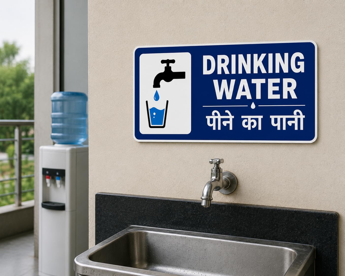 Drinking Water Sign Board | Peene Ka Pani Board | 12 x 6 Inch-image-19