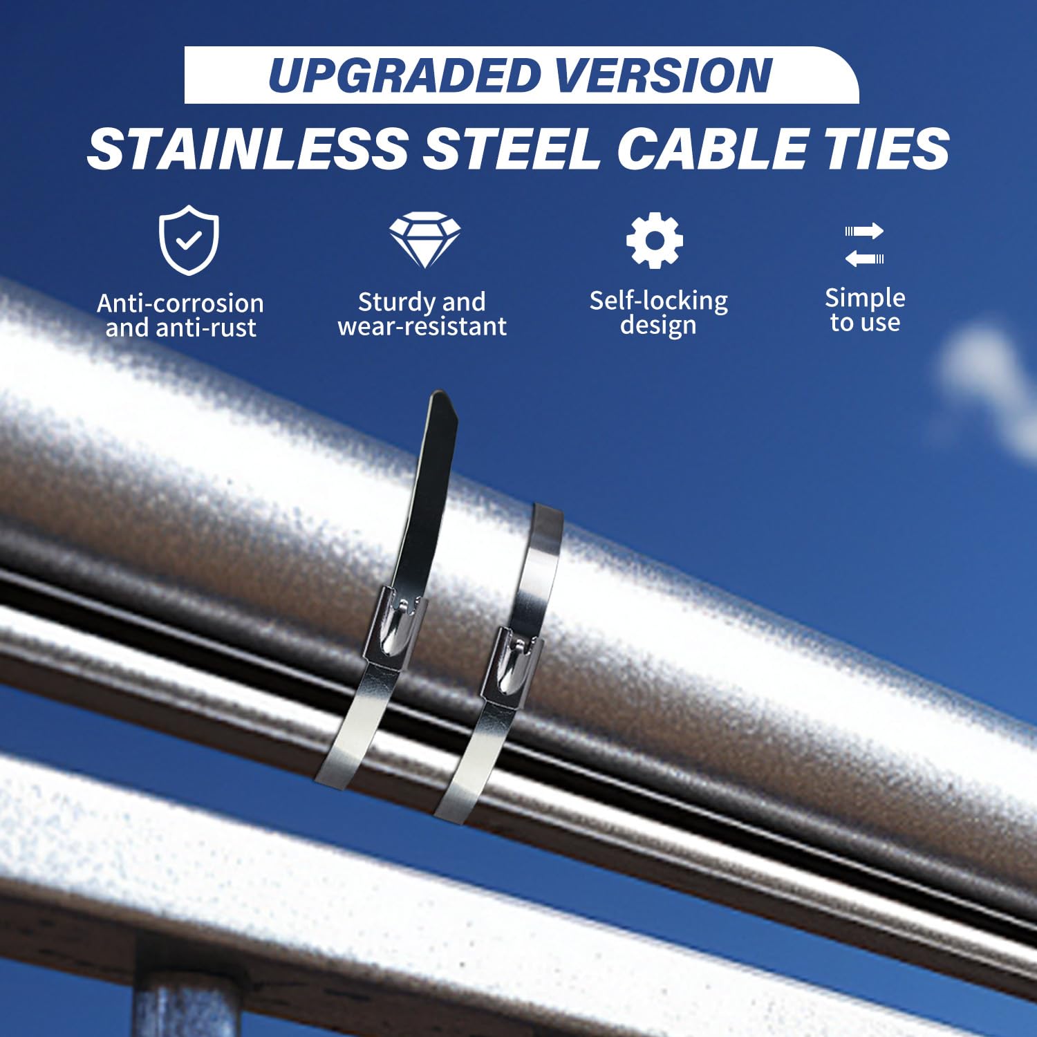 metal ties for pipes