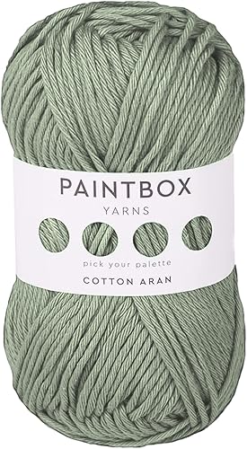 Miniatura 61 de Paintbox Yarns Hilo Aran 100% Algodón 1.76oz (50g), 93 Yardas (85m) - Lana Peinada Vino Tinto para Ganchillo o Tejer - Suave, Ligero para Suéteres