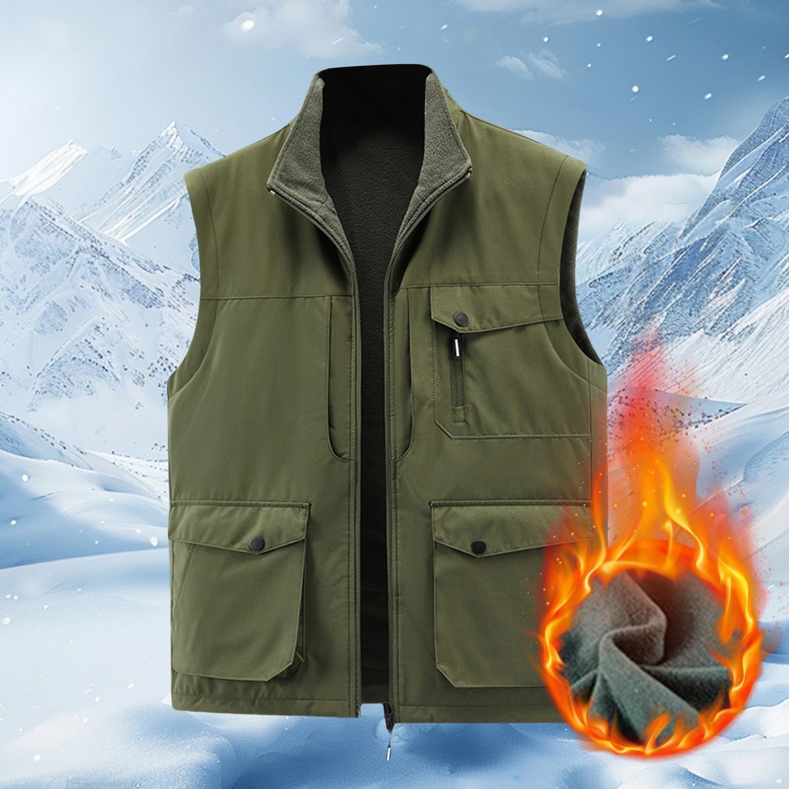 Gilet softshell da uomo, 5XL, gilet estivo 4XL, comodo gilet in lino | Gilet da club, in pelle bovina, elasticizzato, da corsa, da spiaggia, in pelle scamosciata, a spina di pesce, impermeabile