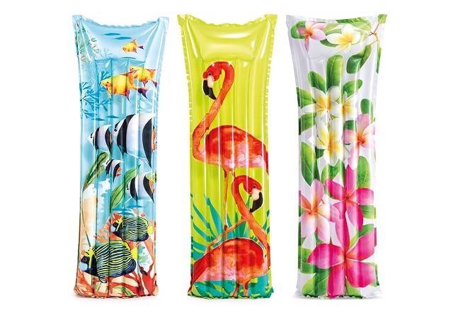 Intex 59720 - Colchón Flores, 183 x 69 cm