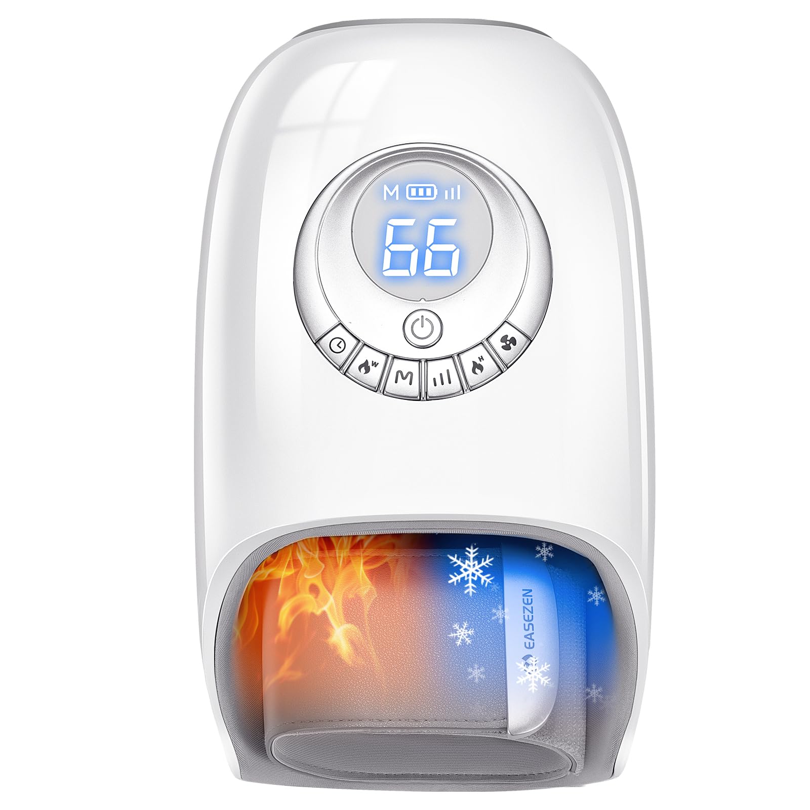 Masajeador de manos mejorado con calor y compresión, refrigeración con ventilador y masaje de muñeca para artritis y túnel carpiano, relajación para oficina y hogar, regalos para mamá y papá