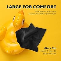 Vista 7 de Purity - Paño de limpieza de lentes de microfibra, lavable a máquina, paño de microfibra ultrafino sin pelusa, limpia lentes, pantallas, lentes
