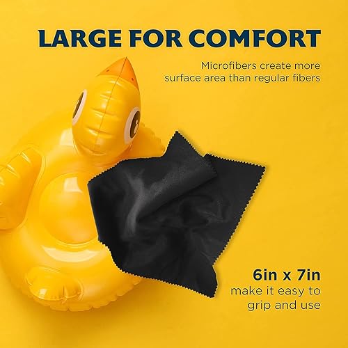 Miniatura 7 de Purity - Paño de limpieza de lentes de microfibra, lavable a máquina, paño de microfibra ultrafino sin pelusa, limpia lentes, pantallas, lentes,