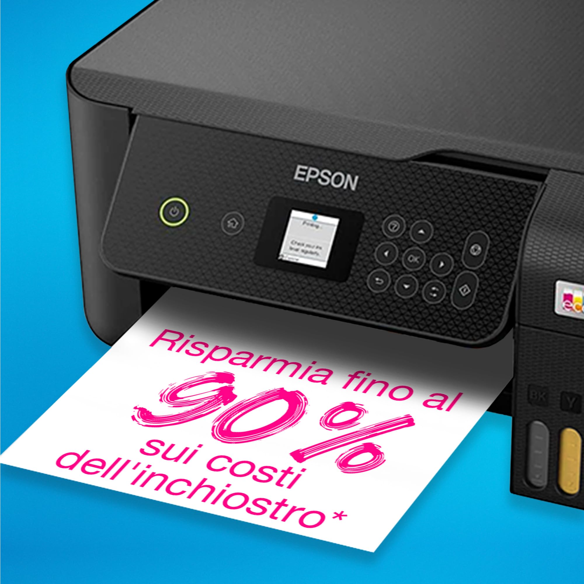 Epson Stampante EcoTank Multifunzione, Nero, Multifunzione
