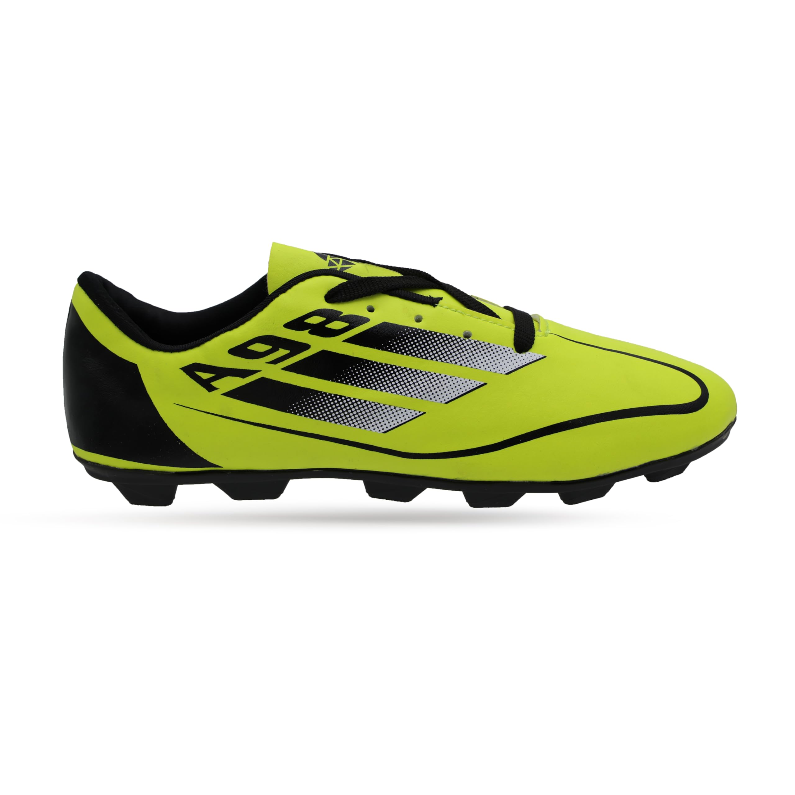 GOLDIAMOND Sports Cleats | Comfortable and Lightweight | Sports and Athletic Footwear with Synthetic Leather Having PVC Sole Football/Soccer Stud Shoes | (Color : Green & Black) (Size: 8)-image-22