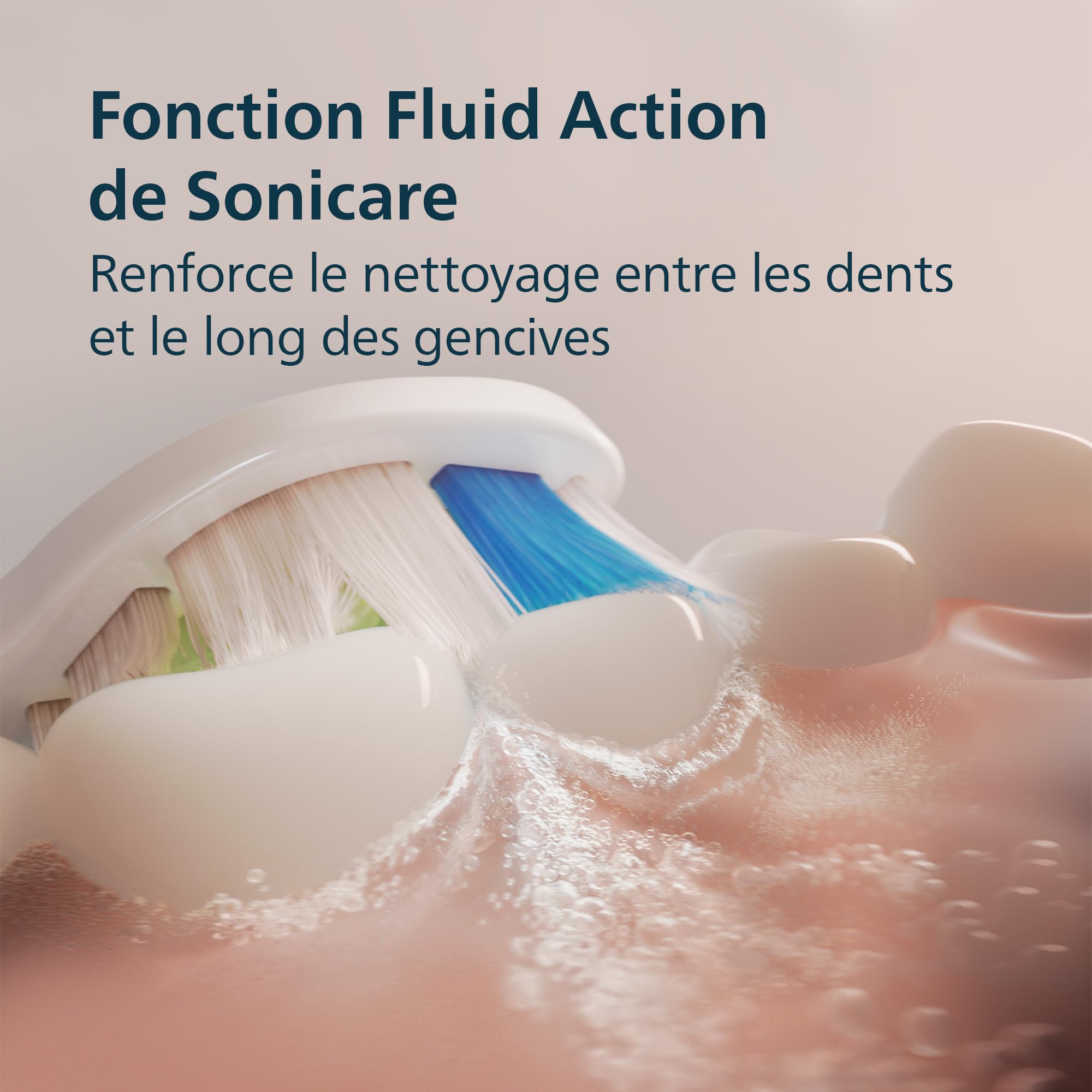 Philips Sonicare série 3100 – Brosse à dents électrique, capteur de pression, 3 intensités, EasyStart, SmarTimer, 14 jours d’autonomie, étui de voyage, coloris blanc, modèle HX4033/21, [Nouveau]