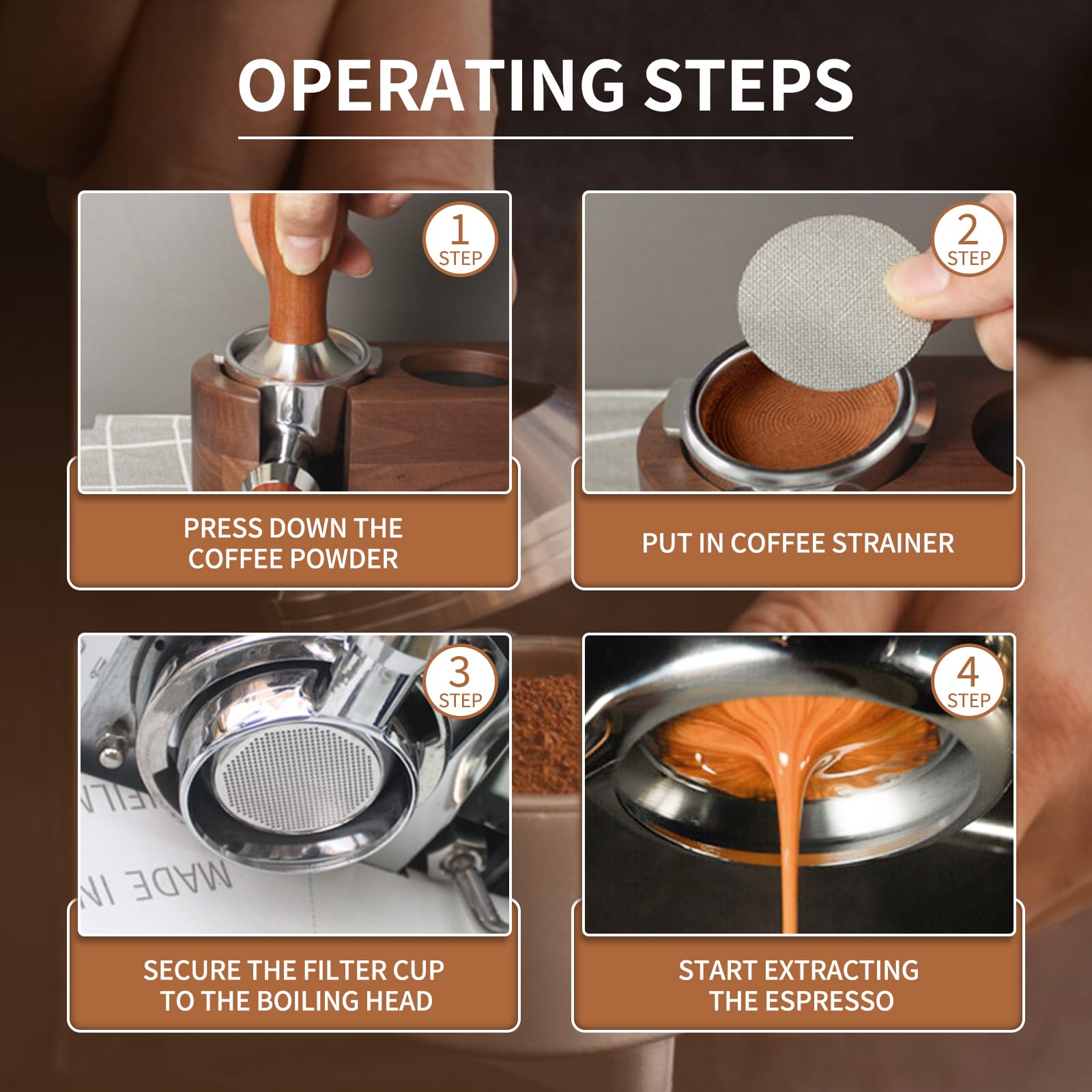 NEOUZA V2 Filtre à Expresso En Maille D'acier Maroc