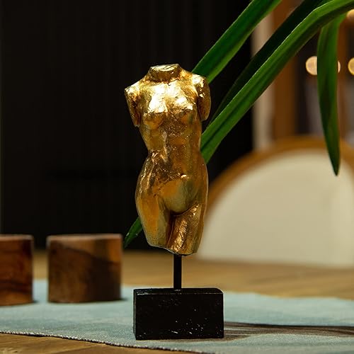 Vista 7 de Guichifun Esculturas para decoración del hogar, busto, estatua femenina, figura de resina, decoración moderna, escultura de arte para el hogar