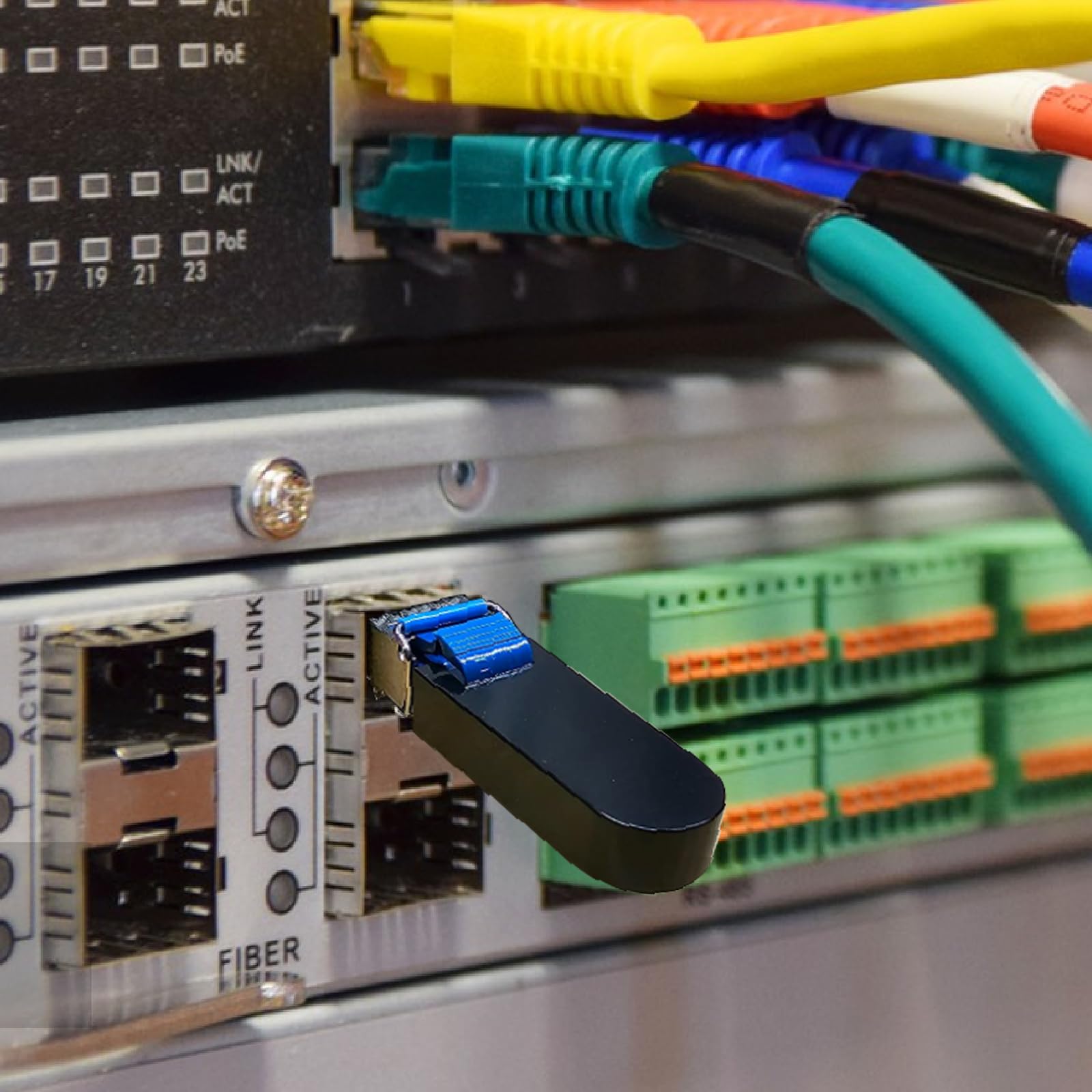 Confezione da 10 tester per fibra ottica monomodale LC/UPC, connettore LC Duplex, spina di prova monomodale 9/125 per applicazioni di test