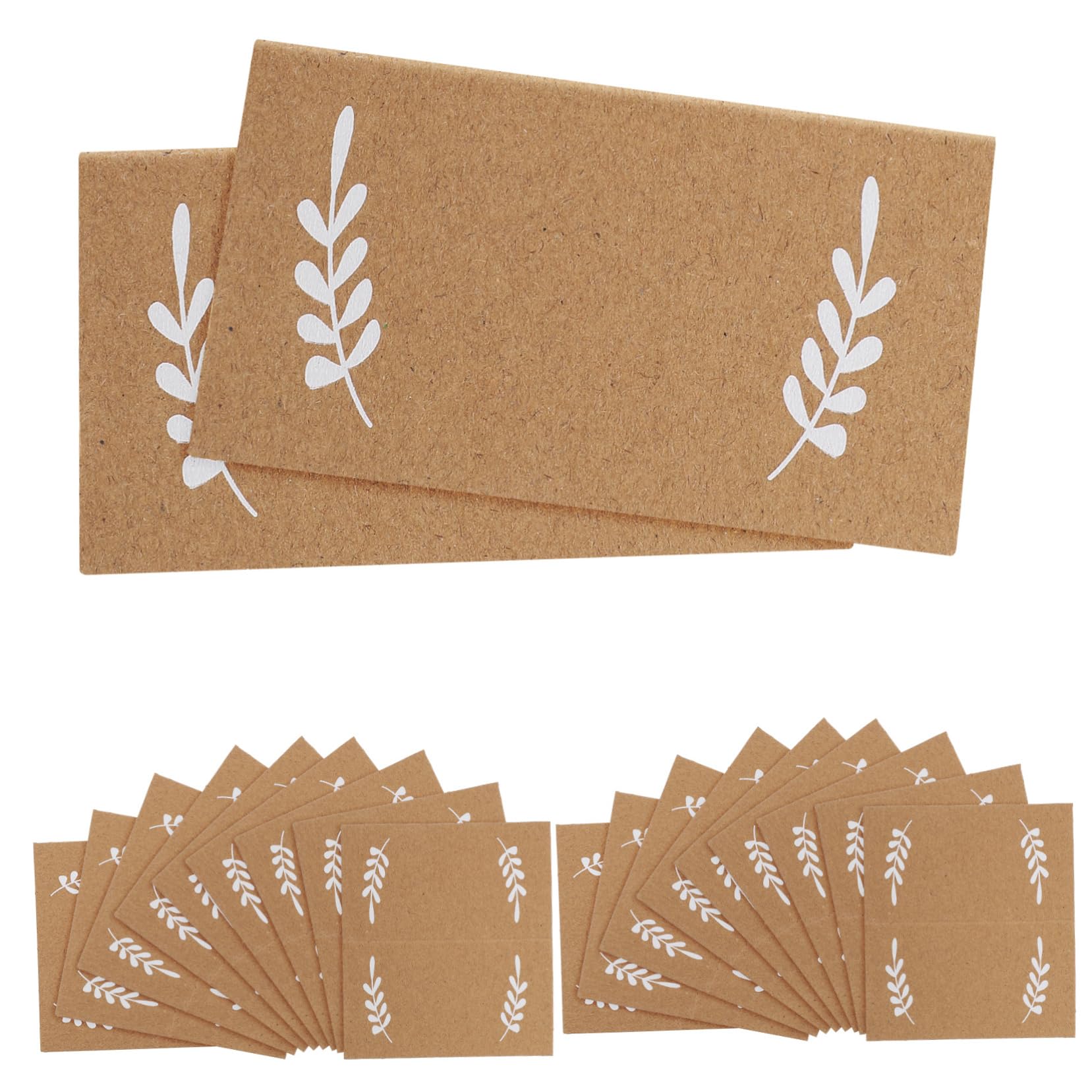 SHINEOFI 3 Sätze Sitzplatzkarten Visitenkarte Namenskärtchen Hochzeitsdeco Tischdeko Esstisch Hochzeitskarten Du Leer Platzkarten Für Den Tisch Tischkarten Für Namen Papier 100 Stück * 3