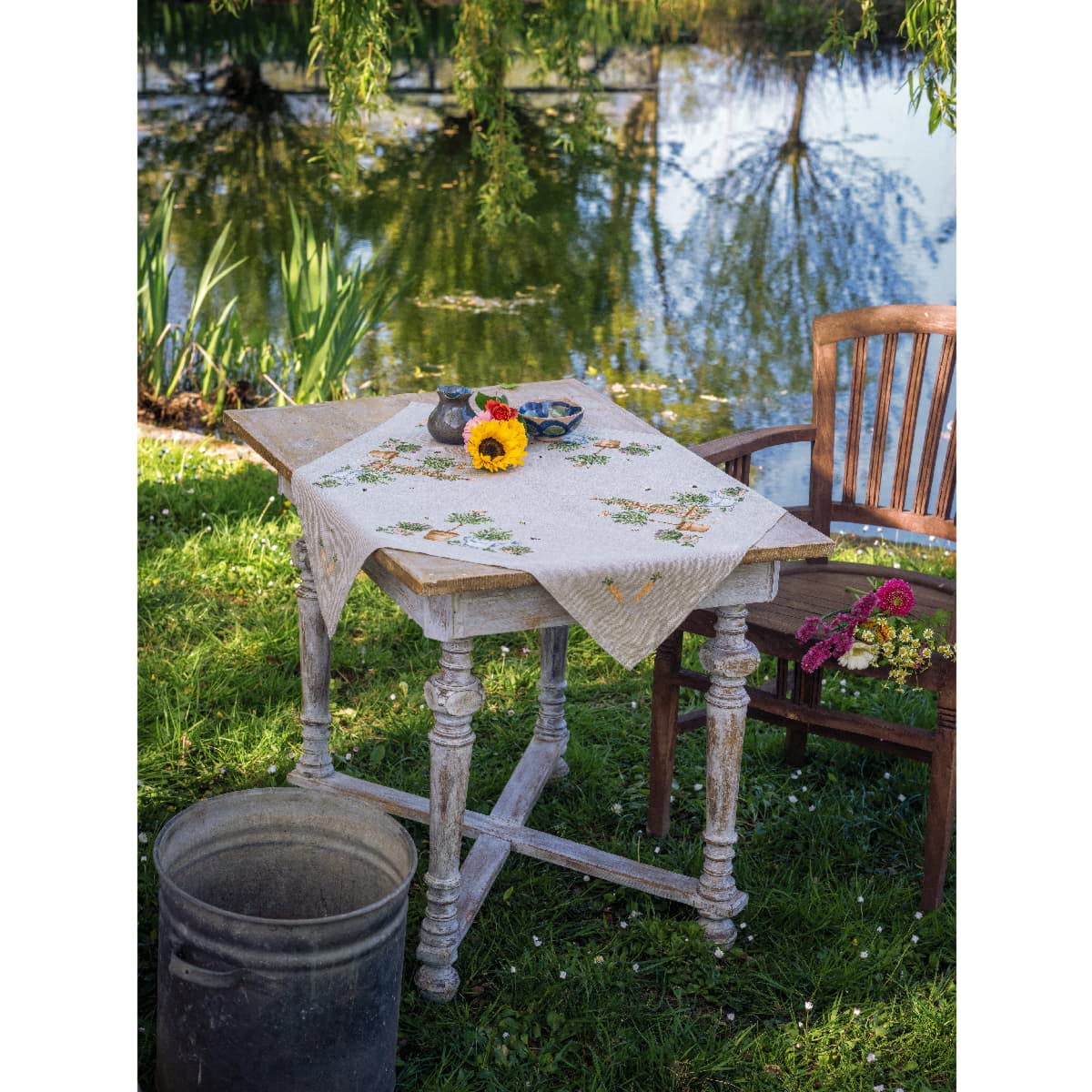 Linen Tablecloth Kit Garden Materials