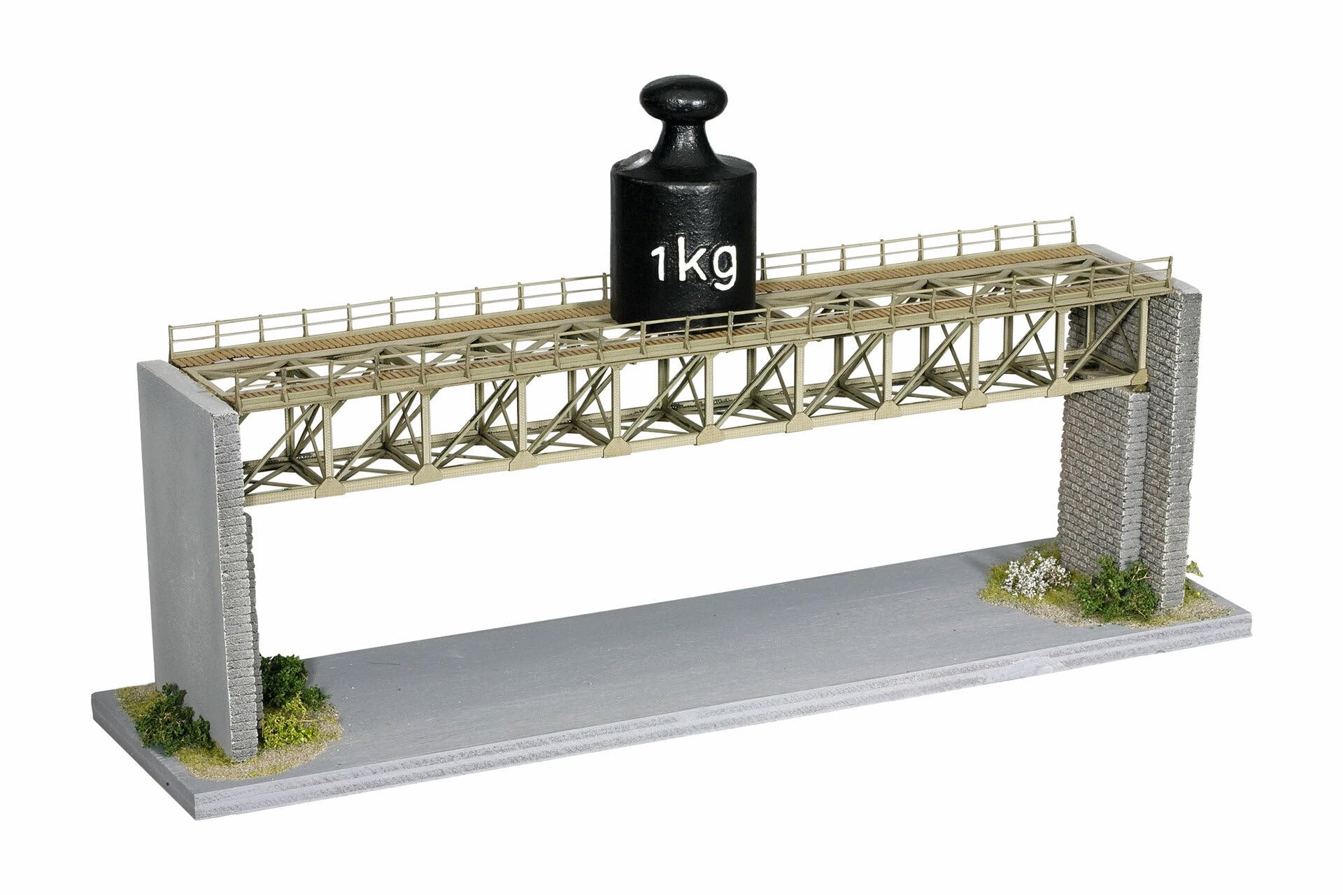 Noch - 62810 - Modélisme Ferroviaire - Pont D'Acier - Kit Découpé Au Laser - 10,2 Cm