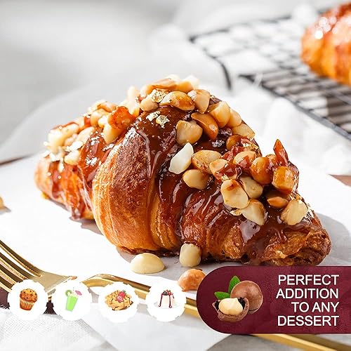 Miniatura 5 de Nueces de macadamia crudas de lujo, 2 libras, sin cáscara y sin sal, paquete de bocadillos de nueces de macadamia crudas kosher de alta calidad por