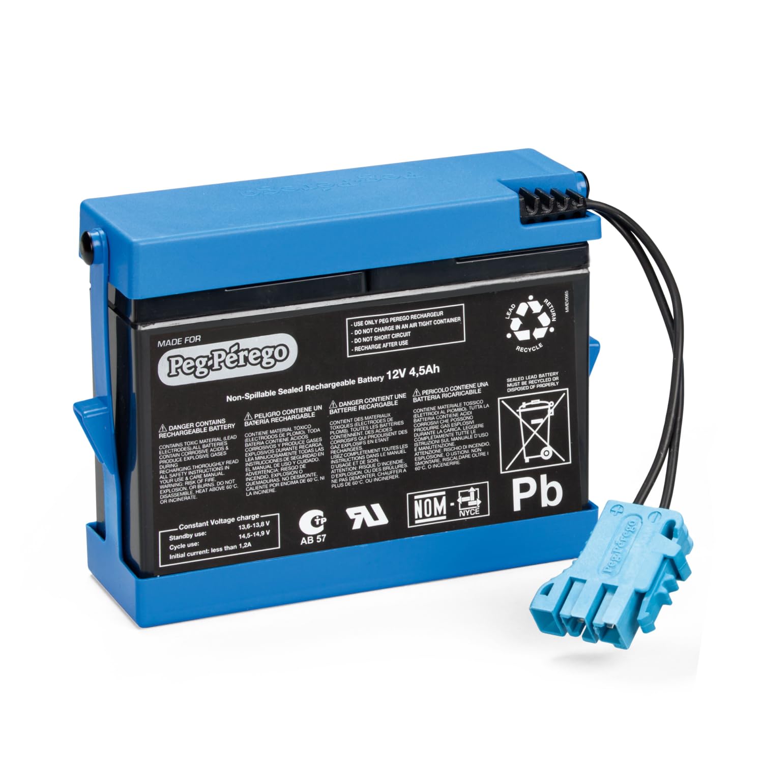 Peg Perego KB0036 Batterie 12 V 12 Ah pour véhicules 12 V Peg Perego KB0036 Batterie 12 V 12 Ah pour véhicules 12 V