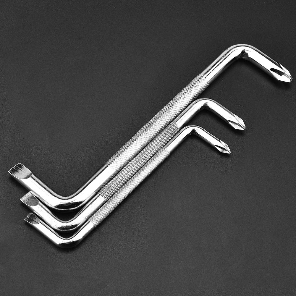 Amazon | 【3本入】 オフセットドライバーセット 直角Z型 ダブルヘッド