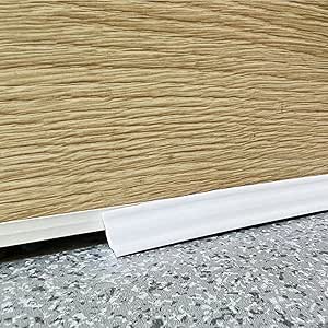 Modanatura Flessibile Autoadesiva Per Pavimenti E Pareti - PVC, 2,9 Metri, Bianco