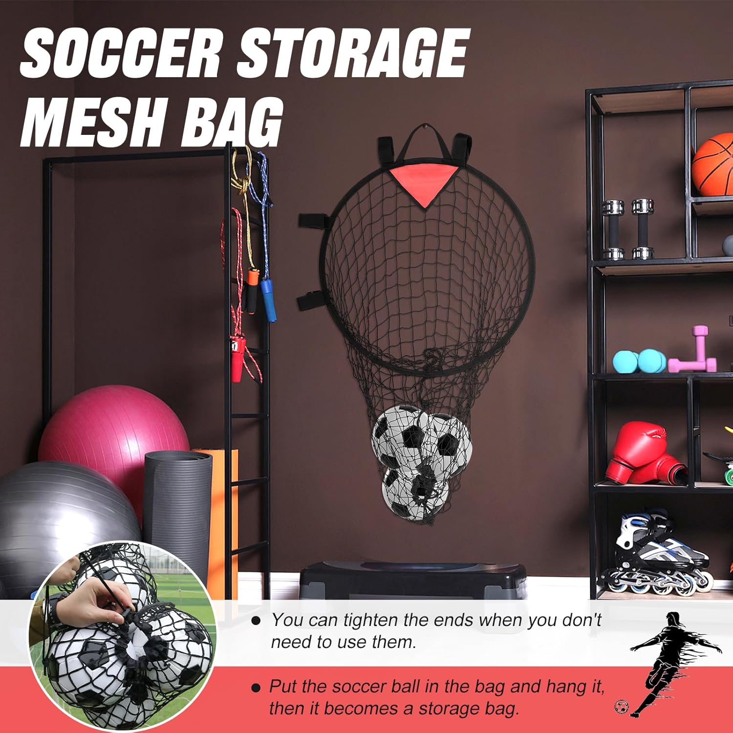 BOHEN Soccer Targets Goal Set of 2pc - Pop-up Portable Top Bins Target - Shooting Accuracy Training Soccer Goal for Endless Fun and Skill Building with Carrying Bag