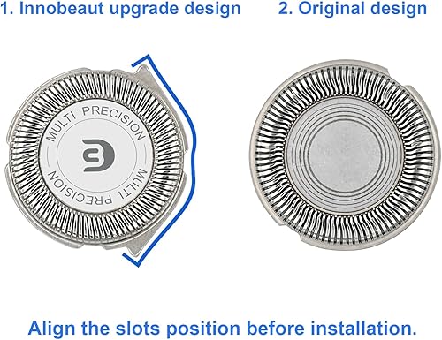 Miniatura 2 de SH30 Cabezales de repuesto para afeitadora serie 2300 3800, compatibles con Shaver Series 1000, 2000, 3000 y S738