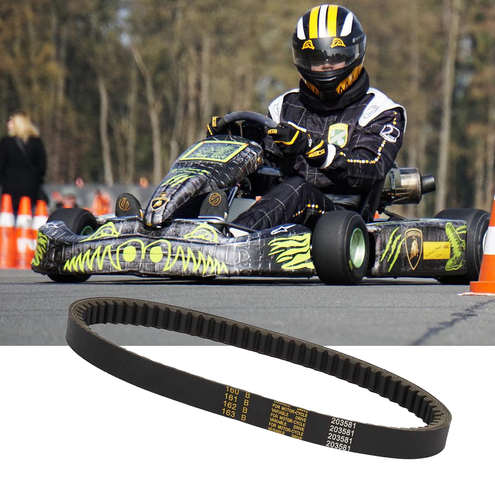 ◆wanko080 BATONECO Go Kart Belt 20 Series Drive Belt Compatible with Comet