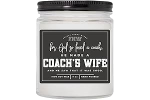 Coach's Wife Candle for Perfect Wives to Celebrate and Thank You