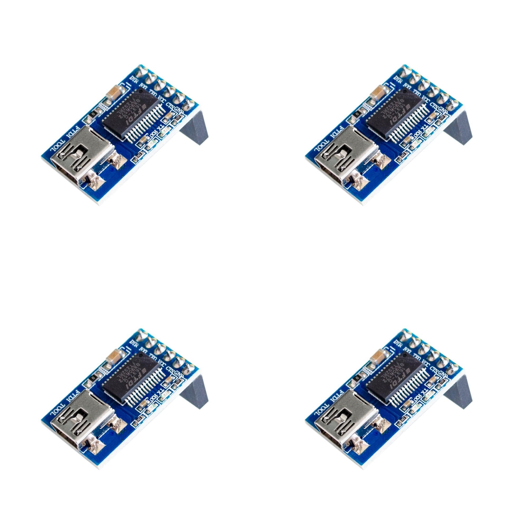 (4 pc) FlyRobo TTL FTDI Transmitter USB for 3.3V/5V Dual power FT232RL MWC Programmer-image-34