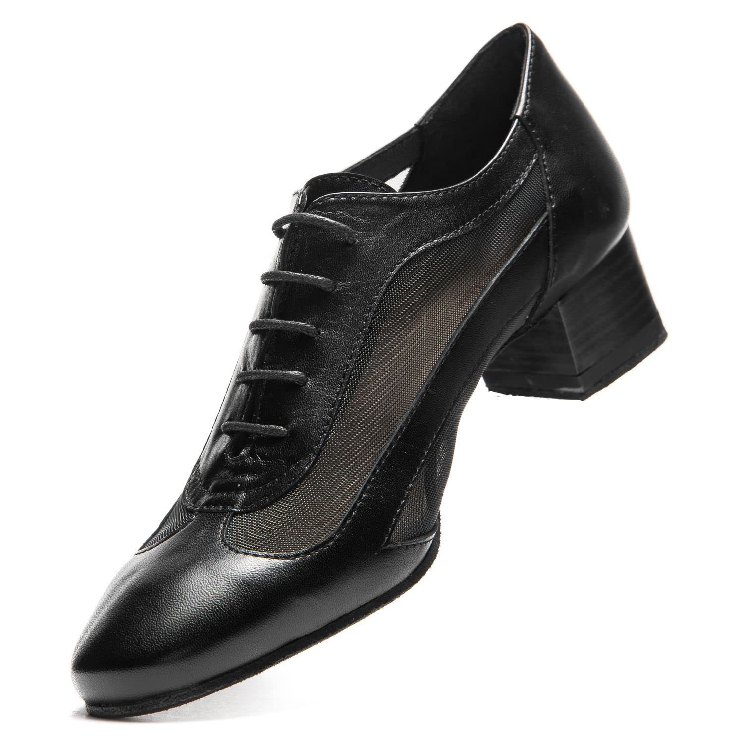 Rumpf 9103 Damen Tanzschuhe Swing Lindy Hop Balboa Westcoast, Schwarz