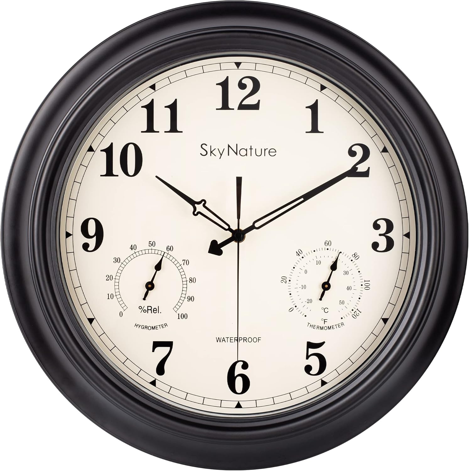 Outdoor Clocks Waterproof, Large Outdoor Clock for Patio with