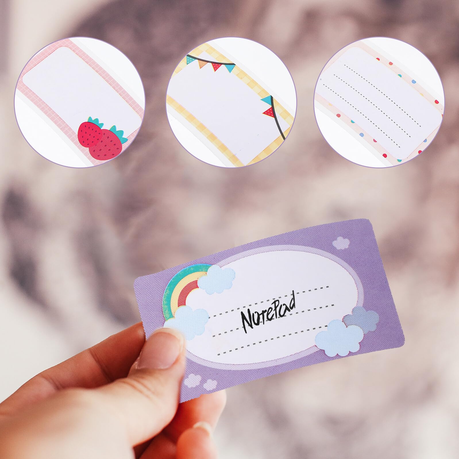 jojofuny 10 Etichette Adesive Colorate per Asilo e Scuola Etichette Rimovibili per Vestiti Barattoli e Facili e Rimuovere per Organizzazione e Classificazione