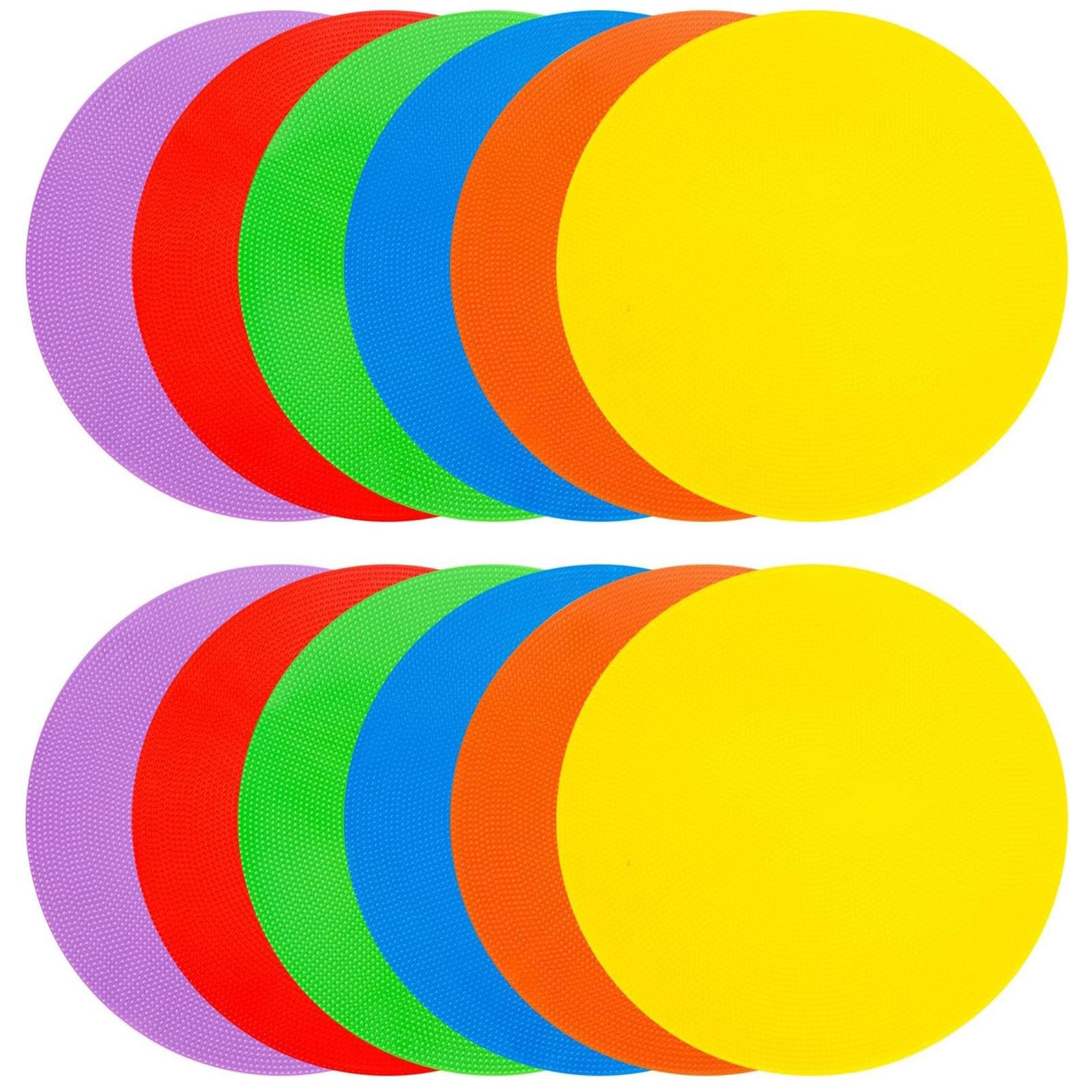 30 Pieces Spot Markers For Agility Non Slip Silent Multiple Color
