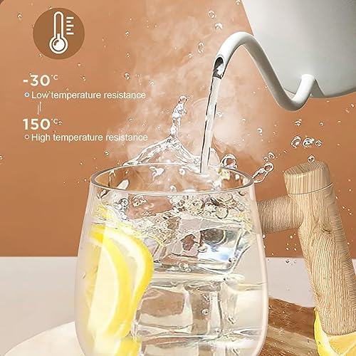 Miniatura 3 de Taza de café autoagitadora eléctrica, 13.5 fl oz, vidrio de borosilicato alto para café, leche, cacao, para oficina, cocina, viajes