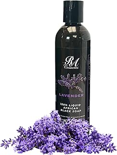 RA COSMETICS Jabón negro africano 100% líquid...
