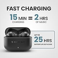 Vista 7 de FirstClass - True Wireless Earbuds Noise Cancelling, Bluetooth 5.4 Ear Buds Wireless Bluetooth Earbuds Noise Cancelling Earpods, iPhone and Android