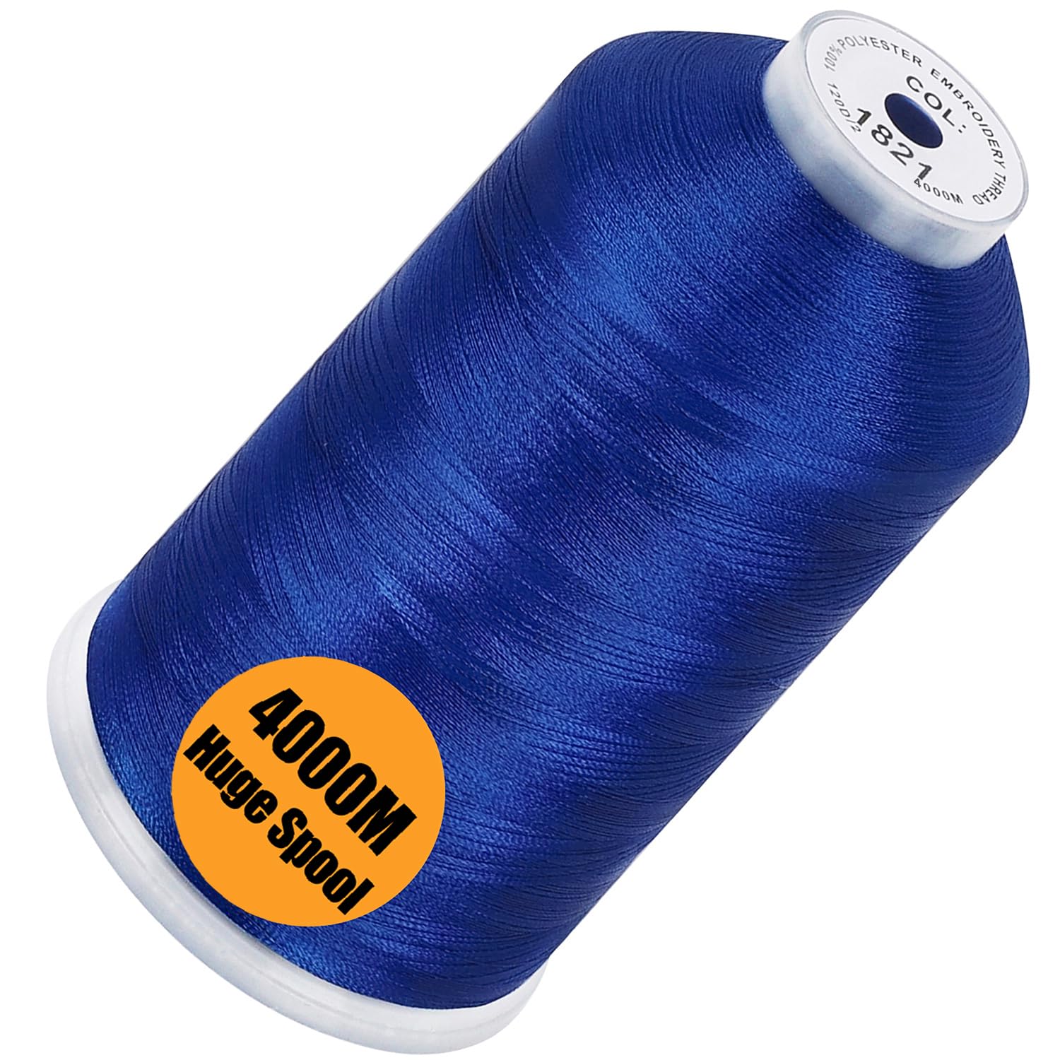 New brothread Huge 4000M Spool Embroidery Machine Thread - Christmas Blue