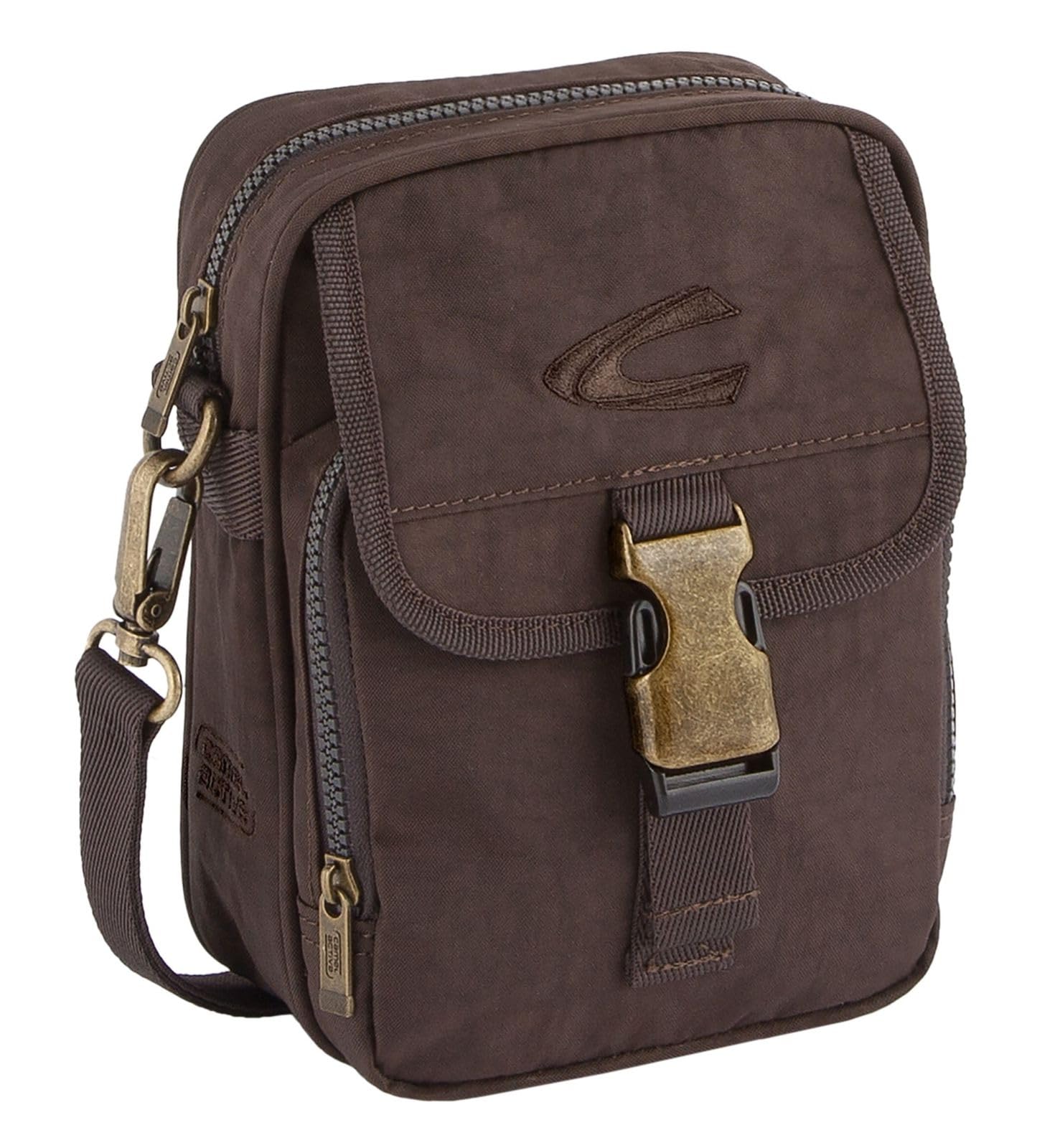camel active Umhängetasche klein; B00 Journey Messenger Bag, 22 cm, Brown (Braun)