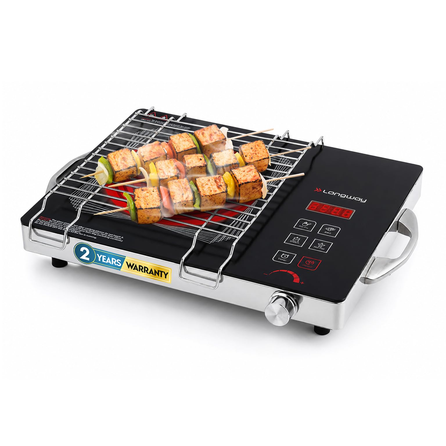 Longway Infralite Pro ICT 2200W Infrared Cooktop – Auto Shut‑Off, Touch Control
